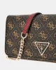 Guess NOELLE XBODY FLAP ORGANIZER Kadın Kahverengi Mini Çanta HWQL7879750-BRO