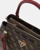 Guess NOELLE LUXURY SATCHEL Kadın Kahverengi El Çantası HWQL7879070-BRO