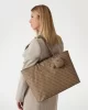 Guess POWER PLAY LARGE TECH TOTE Kadın Kahverengi Omuz Çantası HWSL9006240-LTL