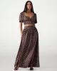 Guess JULIETTE MAXI SKIRT Kadın Kahverengi Etek W5PD3NWG280-FNIB