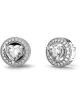 Guess Kadın Kalpli Gümüş Renkli Küpe - JGUJUBE04669JWRHTU