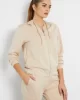 Guess OLYMPE FULL ZIP HOOD Kadın Kahverengi Eşofman Üstü V4YQ06KCAY2-G1L9