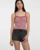 Guess Jeans GJ EMB STAR TANK TOP STRIPED Kadın Kırmızı Atlet W5GP35KCIE1-S51S
