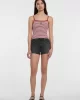 Guess Jeans GJ EMB STAR TANK TOP STRIPED Kadın Kırmızı Atlet W5GP35KCIE1-S51S