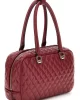 Guess Eco Rıanee Satchel Kadın Kahverengi El Çantası HWEQG954105-CLA