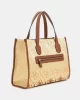 Guess SILVANA 2 COMP TOTE Kadın Kahverengi El Çantası HWSW8665220-COL