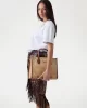 Guess SILVANA 2 COMP TOTE Kadın Kahverengi El Çantası HWSW8665220-COL