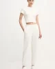 Guess Colette Crop Tee Kadın Krem T-Shirt V4YI20KCDH1-G6K5