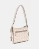 Guess Eco Erıca Top Zıp Shoulder Bag Kadın Bej Omuz Çantası HWEPG951018-SDL