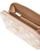Guess LAUREL SLG MEDIUM ZIP AROUND Kadın Bej Cüzdan SWPG8500140-SDL