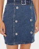Guess ALLIE DENIM SKIRT Kadın Lacivert Etek W4YD0QD55M0-A1GH