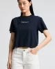 Guess jeans Gj Ss Cn Boxy Embro Logo Tee Kadın Lacivert T-Shirt W5RI42K8HM0-A71W