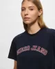 Guess Jeans GJ SS CN BOXY COLLEGIATE TEE Kadın Lacivert T-shirt W5RI41K8HM0-A71W