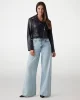 Guess Clemence Pu Leather Jacket Kadın Siyah Ceket W5RL22WE480-JBLK