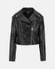 Guess Clemence Pu Leather Jacket Kadın Siyah Ceket W5RL22WE480-JBLK