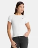 Guess Jeans GJ SS CN BOXY ICONIC TEE Kadın Lila T-shirt W4YI73K8HM0-G487