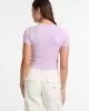 Guess jeans Gj Ss Cn Baby Emb Star Tee Kadın Lila T-Shirt W5GI38J1314-G487