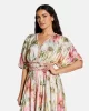Guess LUCIE LONG DRESS Kadın Çok Renkli Elbise W5PK1ZWHHF0-PM08