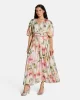 Guess LUCIE LONG DRESS Kadın Çok Renkli Elbise W5PK1ZWHHF0-PM08