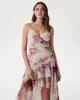 Guess KENDALL CHAIN STRAP DRESS Kadın Multicolor Elbise 5GGK317310A-P0JD