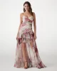 Guess KENDALL CHAIN STRAP DRESS Kadın Multicolor Elbise 5GGK317310A-P0JD