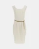 Guess VITTORIA BODYCON DRESS Kadın Krem Elbise 5GGK127300A-G053