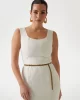 Guess VITTORIA BODYCON DRESS Kadın Krem Elbise 5GGK127300A-G053