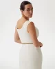 Guess VITTORIA BODYCON DRESS Kadın Krem Elbise 5GGK127300A-G053