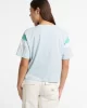 Guess Jeans GJ SS CN BOXY PIECED TEE Kadın Mavi T-shirt W5GI21K8HM0-G7O7