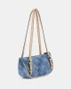 Guess CERELIA MINI SHOULDER SATCHEL Kadın Mavi Omuz Çantası HWDG9645760-DLP