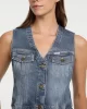 Guess jeans Gj Denım Vest Kadın Mavi Yelek W5GN74D5M46-GJUS