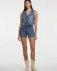 Guess jeans Gj Denım Vest Kadın Mavi Yelek W5GN74D5M46-GJUS