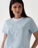 Guess FILANTA CROP TEE Kadın Mavi T-shirt V5GI18I3Z14-G7O3