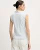 Guess Jeans GJ SLEEVELESS COLLAR SLIM PKT Kadın Mavi T-shirt W5GP24KCYR1-G7O7