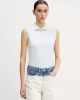 Guess Jeans GJ SLEEVELESS COLLAR SLIM PKT Kadın Mavi T-shirt W5GP24KCYR1-G7O7