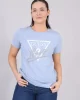 Guess CN SS LOVE TRIANGLE TEE Kadın Mavi T-shirt W5GI05I3Z14-A70Q
