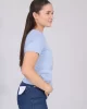 Guess CN SS LOVE TRIANGLE TEE Kadın Mavi T-shirt W5GI05I3Z14-A70Q