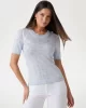 Guess ROSIE 4G RN SS SWTR Kadın Mavi T-shirt W5GR20Z3D60-A719