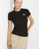 Guess Ss Cn Mını Trıangle Tee Kadın Siyah T-Shirt W2YI44J1314-JBLK