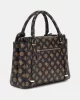 Guess ECO ERICA 2 COMP SATCHEL Kadın Kahverengi El Çantası HWEPG951006-MLO