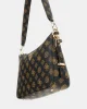 Guess ECO ERICA TOP ZIP SHOULDER BAG Kadın Kahverengi Omuz Çantası HWEPG951018-MLO