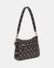 Guess ECO ERICA TOP ZIP SHOULDER BAG Kadın Kahverengi Omuz Çantası HWEPG951018-MLO
