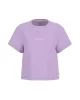 Guess Jeans GJ SS CN BOXY EMBRO LOGO TEE Kadın Lila T-shirt W5RI42K8HM0-G487