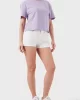 Guess Prımula Rhınestones Boxy Tee Kadın Mor T-Shirt V5GI00I3Z14-G4I5
