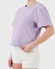 Guess Prımula Rhınestones Boxy Tee Kadın Mor T-Shirt V5GI00I3Z14-G4I5