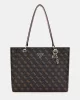 Guess NOELLE TOTE Kadın Kahverengi El Çantası HWQL7879250-BRO
