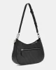 Guess Noelle Top Zıp Shoulder Bag Kadın Antrasit Omuz Çantası HWBG7879180-CLO
