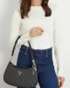 Guess Noelle Top Zıp Shoulder Bag Kadın Antrasit Omuz Çantası HWBG7879180-CLO