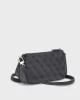 Guess NOELLE DBL POUCH CRO Kadın Antrasit Mini Çanta HWBG7879710-CLO