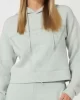 Guess NEW ALISA HOODED SWE Kadın Yeşil Sweatshirt V2YQ08K7UW2-G8ES